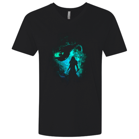 T-Shirts Black / X-Small SHINRA SOLDIERS ART Men's Premium V-Neck