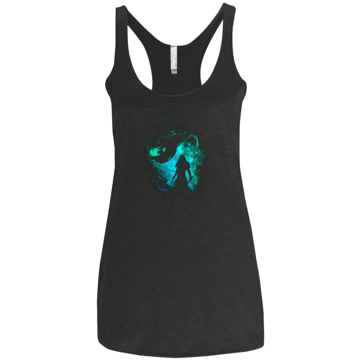 T-Shirts Vintage Black / X-Small SHINRA SOLDIERS ART Women's Triblend Racerback Tank