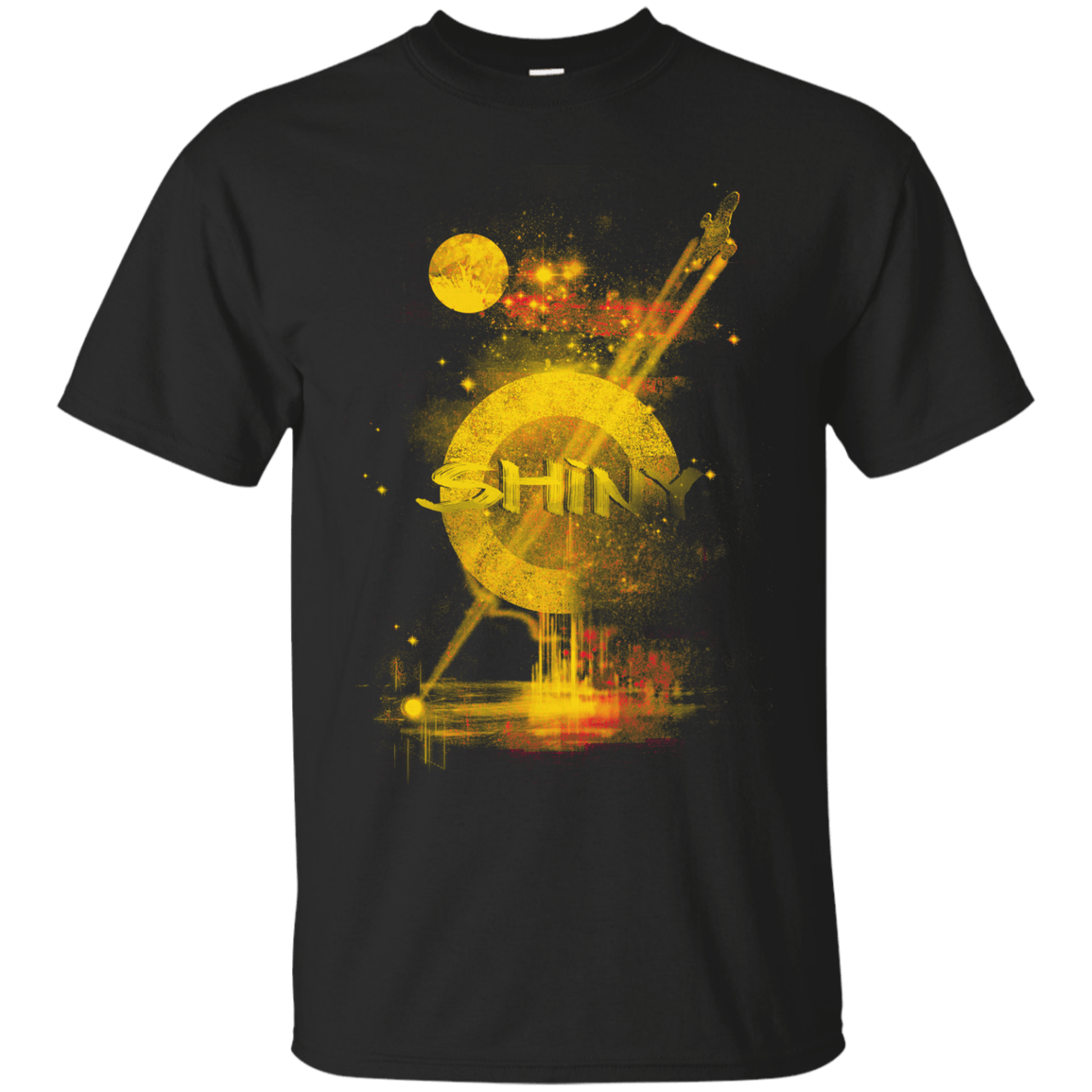 T-Shirts Black / S Shiny 2 T-Shirt