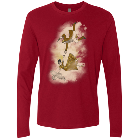 T-Shirts Cardinal / Small Shiny Infinite Men's Premium Long Sleeve