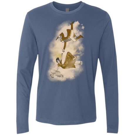 T-Shirts Indigo / Small Shiny Infinite Men's Premium Long Sleeve