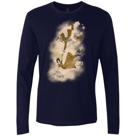 T-Shirts Midnight Navy / Small Shiny Infinite Men's Premium Long Sleeve