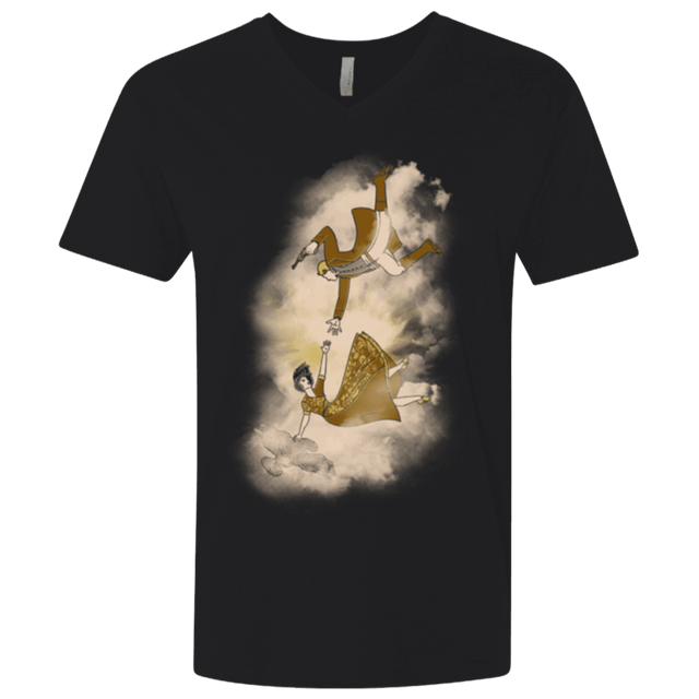 T-Shirts Black / X-Small Shiny Infinite Men's Premium V-Neck