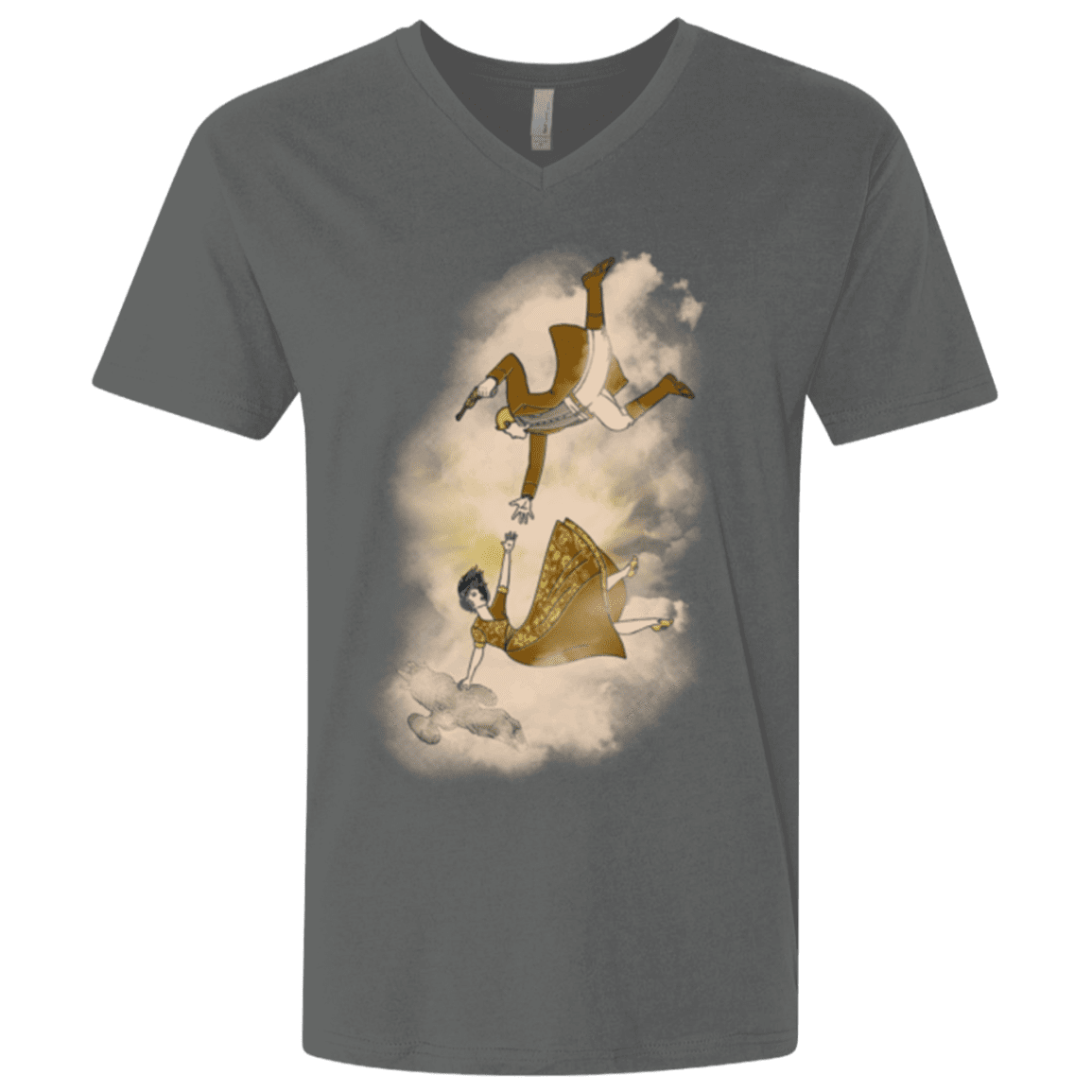 T-Shirts Heavy Metal / X-Small Shiny Infinite Men's Premium V-Neck