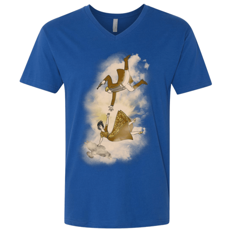 T-Shirts Royal / X-Small Shiny Infinite Men's Premium V-Neck