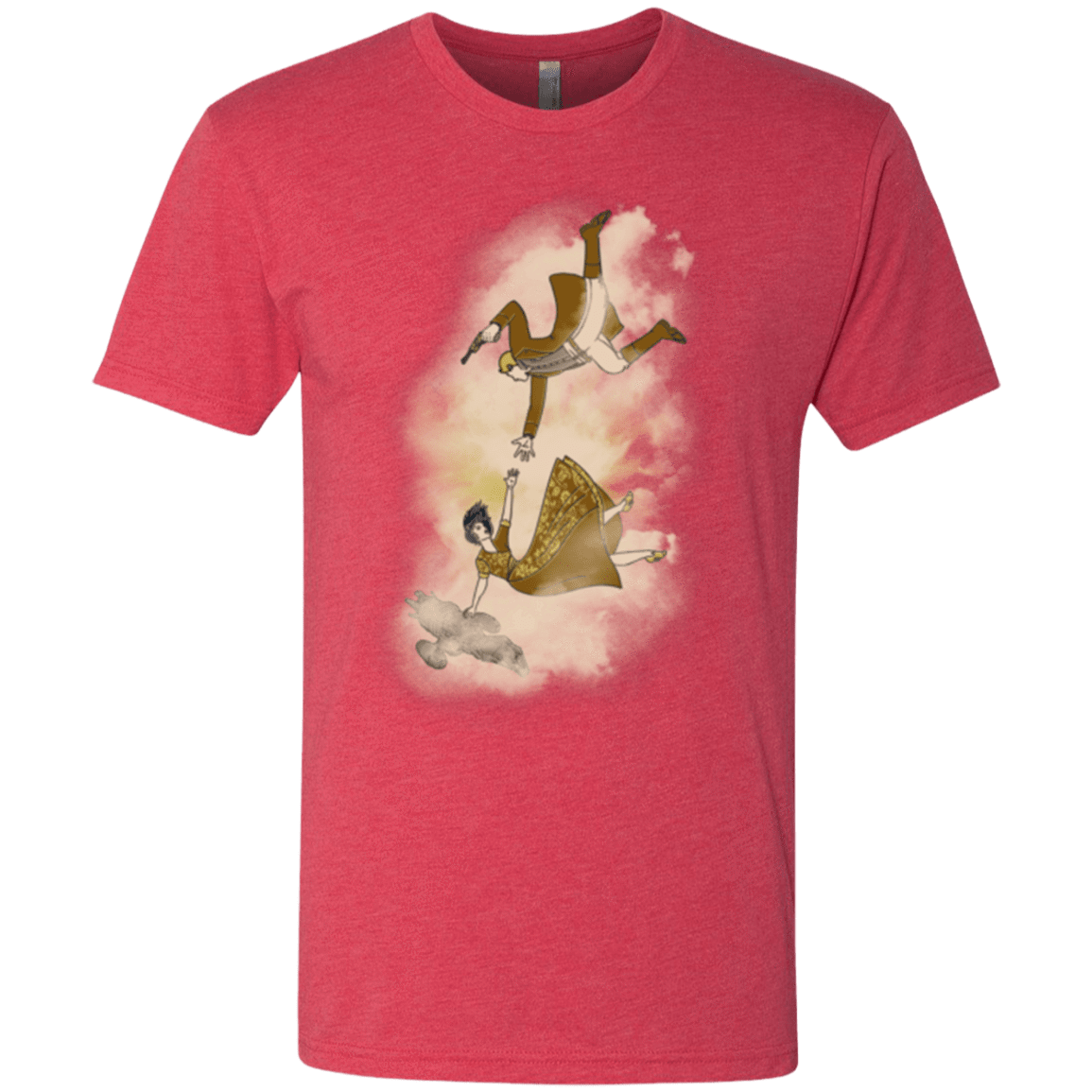 T-Shirts Vintage Red / Small Shiny Infinite Men's Triblend T-Shirt