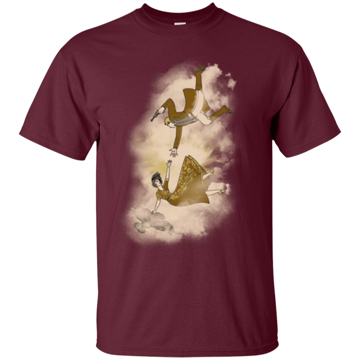 T-Shirts Maroon / Small Shiny Infinite T-Shirt