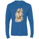 T-Shirts Vintage Royal / X-Small Shiny Infinite Triblend Long Sleeve Hoodie Tee