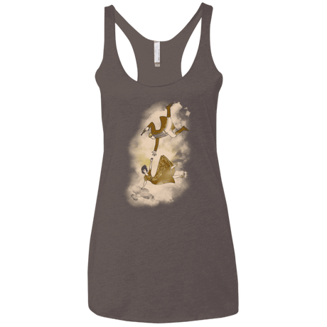 T-Shirts Macchiato / X-Small Shiny Infinite Women's Triblend Racerback Tank