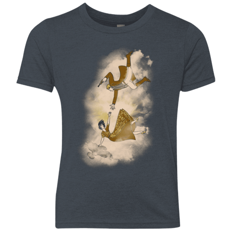 T-Shirts Vintage Navy / YXS Shiny Infinite Youth Triblend T-Shirt