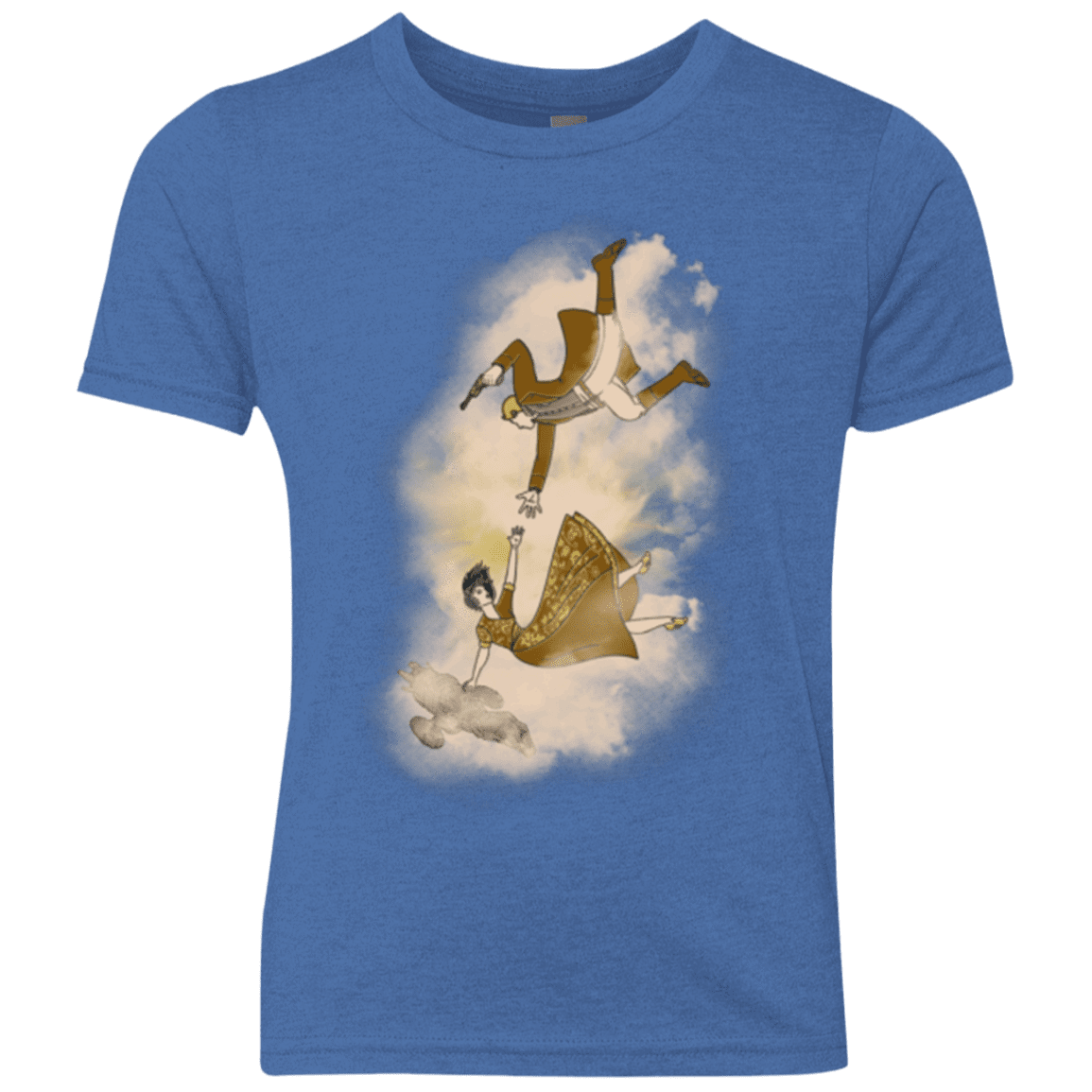 T-Shirts Vintage Royal / YXS Shiny Infinite Youth Triblend T-Shirt