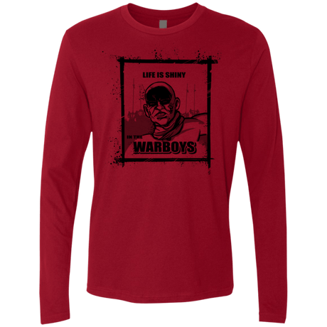 T-Shirts Cardinal / Small Shiny Life Men's Premium Long Sleeve