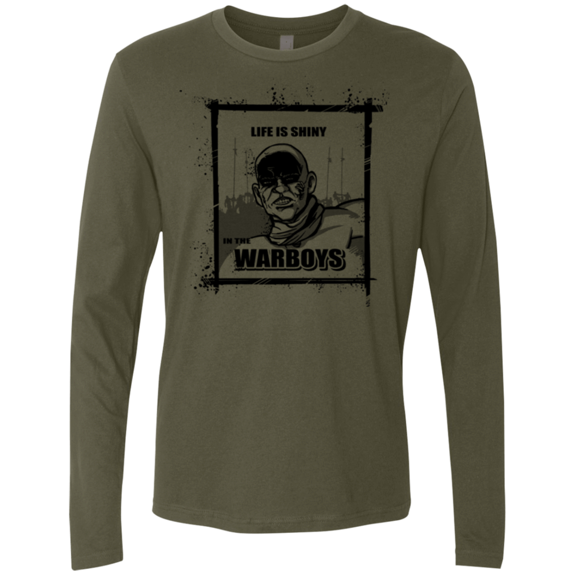 T-Shirts Military Green / Small Shiny Life Men's Premium Long Sleeve