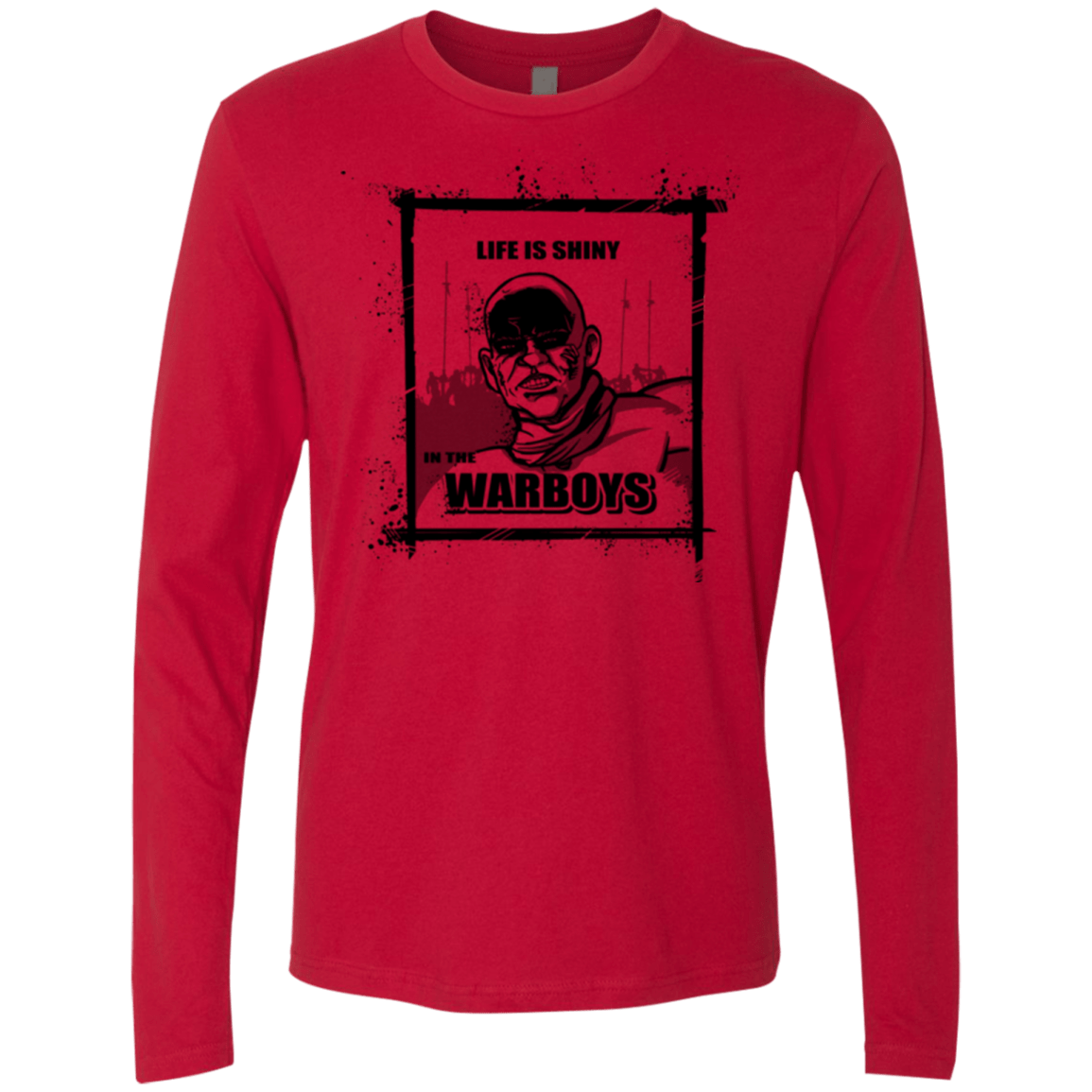 T-Shirts Red / Small Shiny Life Men's Premium Long Sleeve