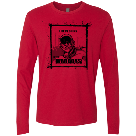 T-Shirts Red / Small Shiny Life Men's Premium Long Sleeve