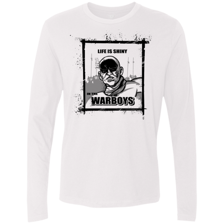 T-Shirts White / Small Shiny Life Men's Premium Long Sleeve