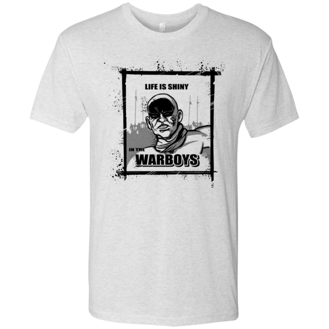 T-Shirts Heather White / Small Shiny Life Men's Triblend T-Shirt