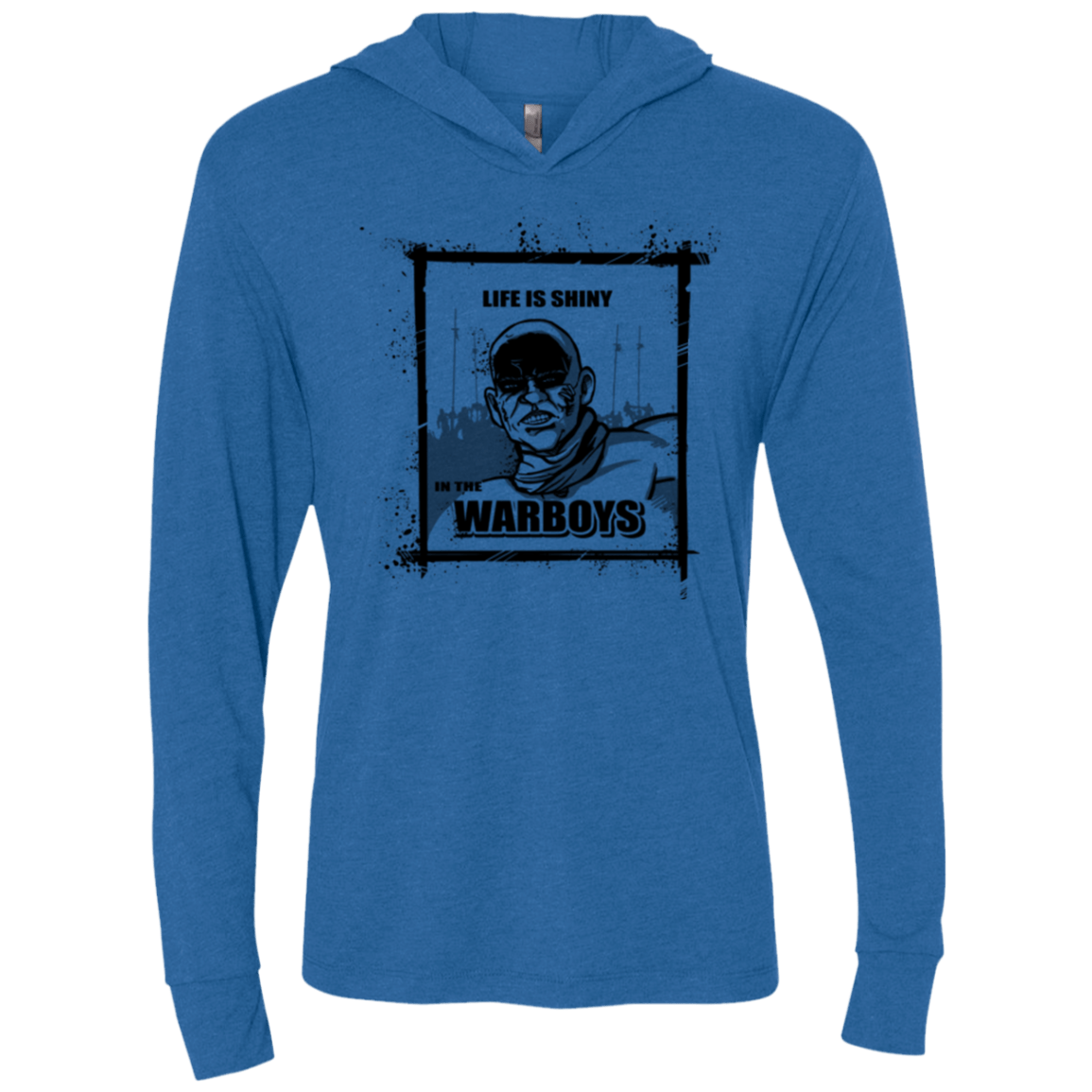 T-Shirts Vintage Royal / X-Small Shiny Life Triblend Long Sleeve Hoodie Tee