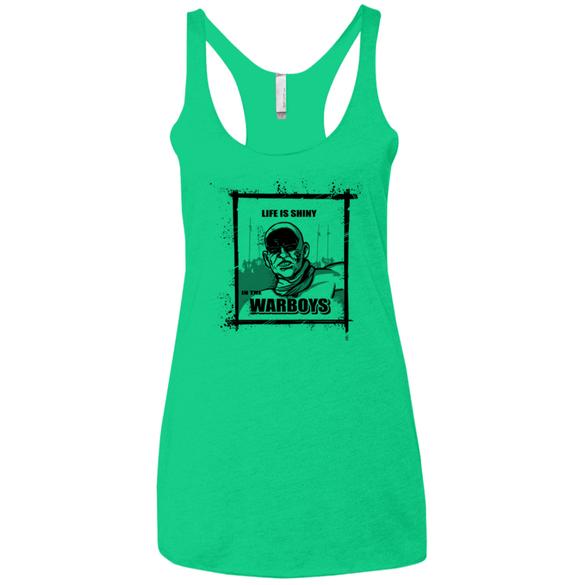 T-Shirts Envy / X-Small Shiny Life Women's Triblend Racerback Tank