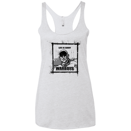 T-Shirts Heather White / X-Small Shiny Life Women's Triblend Racerback Tank