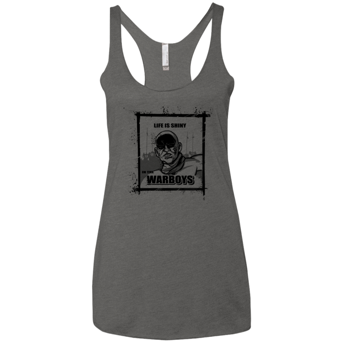 T-Shirts Premium Heather / X-Small Shiny Life Women's Triblend Racerback Tank