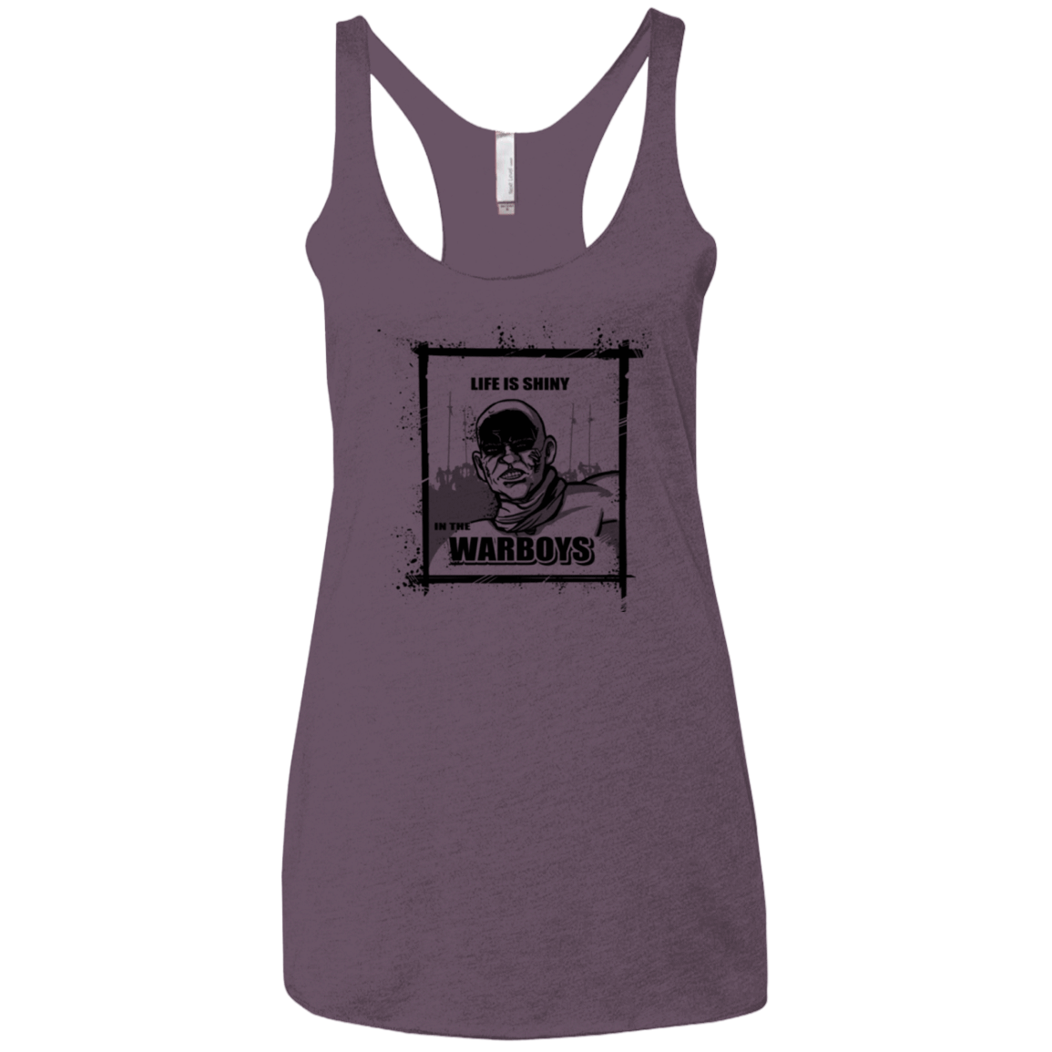 T-Shirts Vintage Purple / X-Small Shiny Life Women's Triblend Racerback Tank