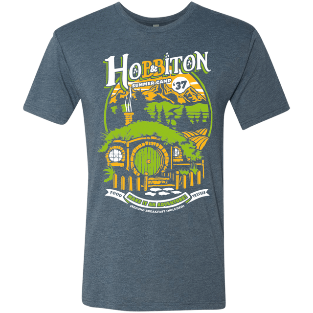 T-Shirts Indigo / S Shire Summer Camp Men's Triblend T-Shirt