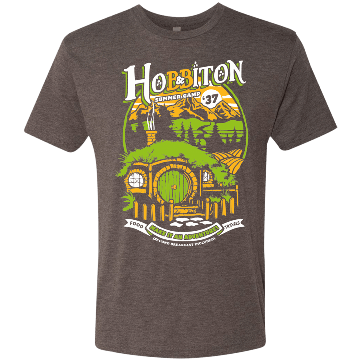 T-Shirts Macchiato / S Shire Summer Camp Men's Triblend T-Shirt