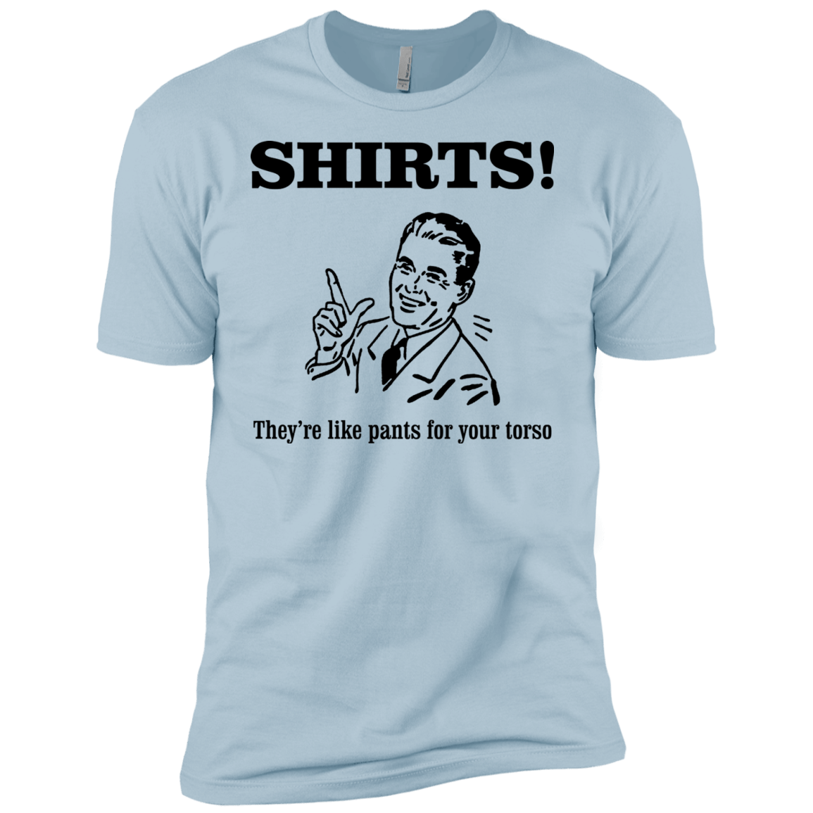 T-Shirts Light Blue / YXS Shirts like pants Boys Premium T-Shirt