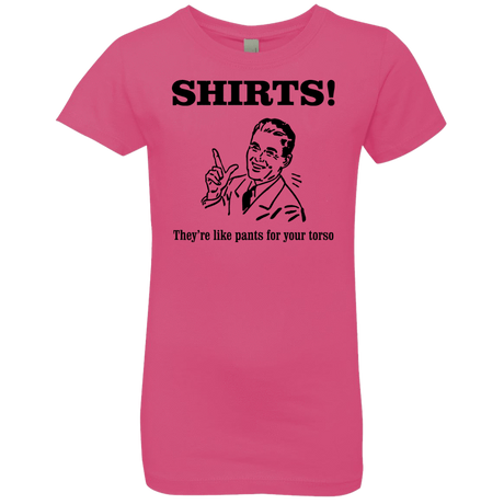 T-Shirts Hot Pink / YXS Shirts like pants Girls Premium T-Shirt