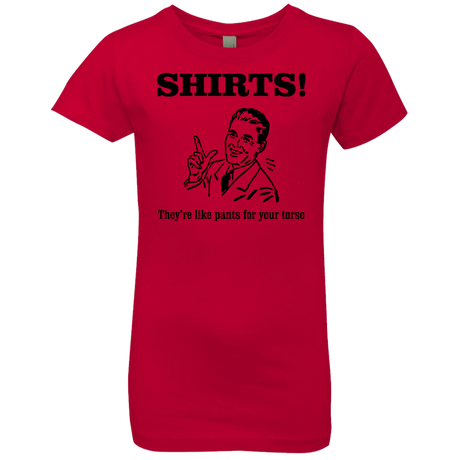 T-Shirts Red / YXS Shirts like pants Girls Premium T-Shirt