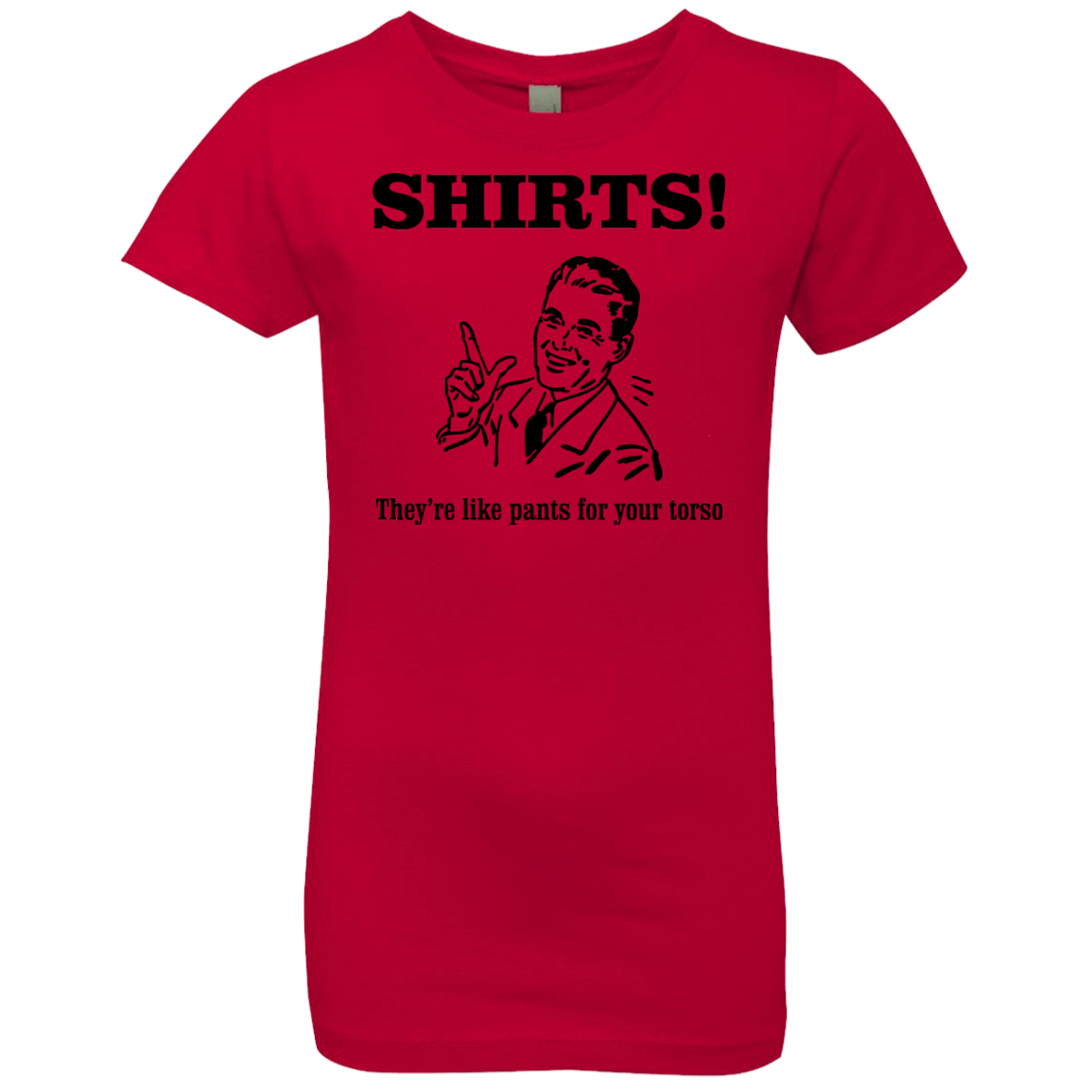 T-Shirts Red / YXS Shirts like pants Girls Premium T-Shirt