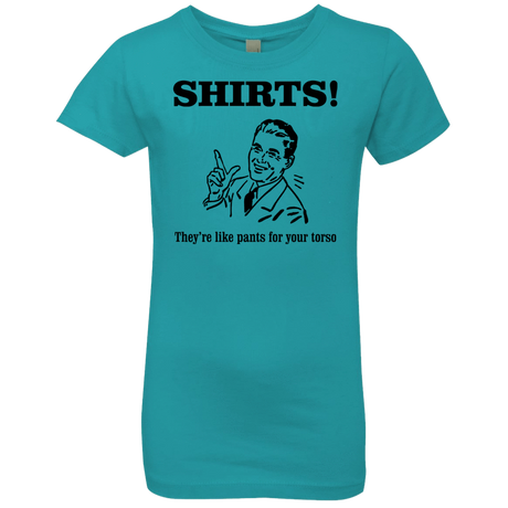 T-Shirts Tahiti Blue / YXS Shirts like pants Girls Premium T-Shirt