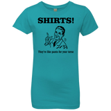 T-Shirts Tahiti Blue / YXS Shirts like pants Girls Premium T-Shirt
