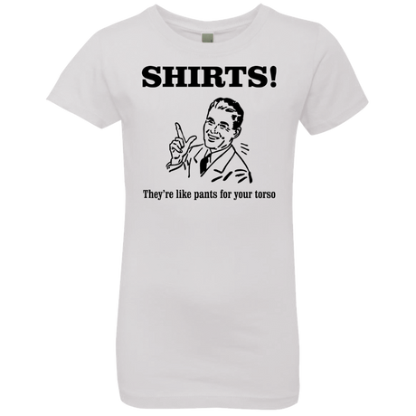 T-Shirts White / YXS Shirts like pants Girls Premium T-Shirt