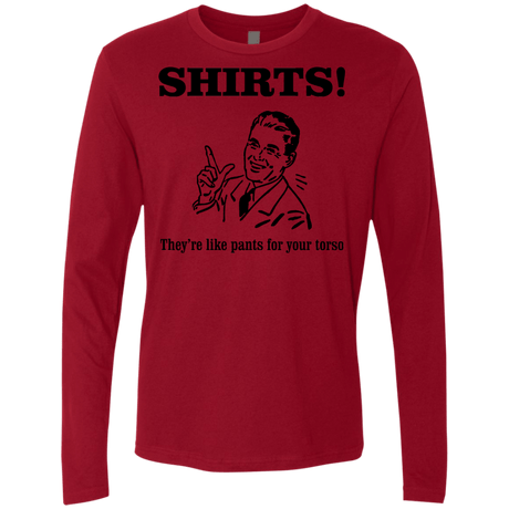 T-Shirts Cardinal / Small Shirts like pants Men's Premium Long Sleeve