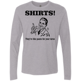 T-Shirts Heather Grey / Small Shirts like pants Men's Premium Long Sleeve