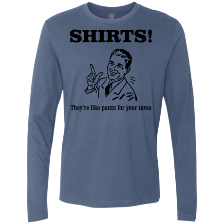 T-Shirts Indigo / Small Shirts like pants Men's Premium Long Sleeve