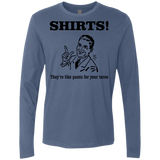 T-Shirts Indigo / Small Shirts like pants Men's Premium Long Sleeve