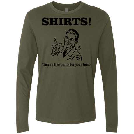 T-Shirts Military Green / Small Shirts like pants Men's Premium Long Sleeve