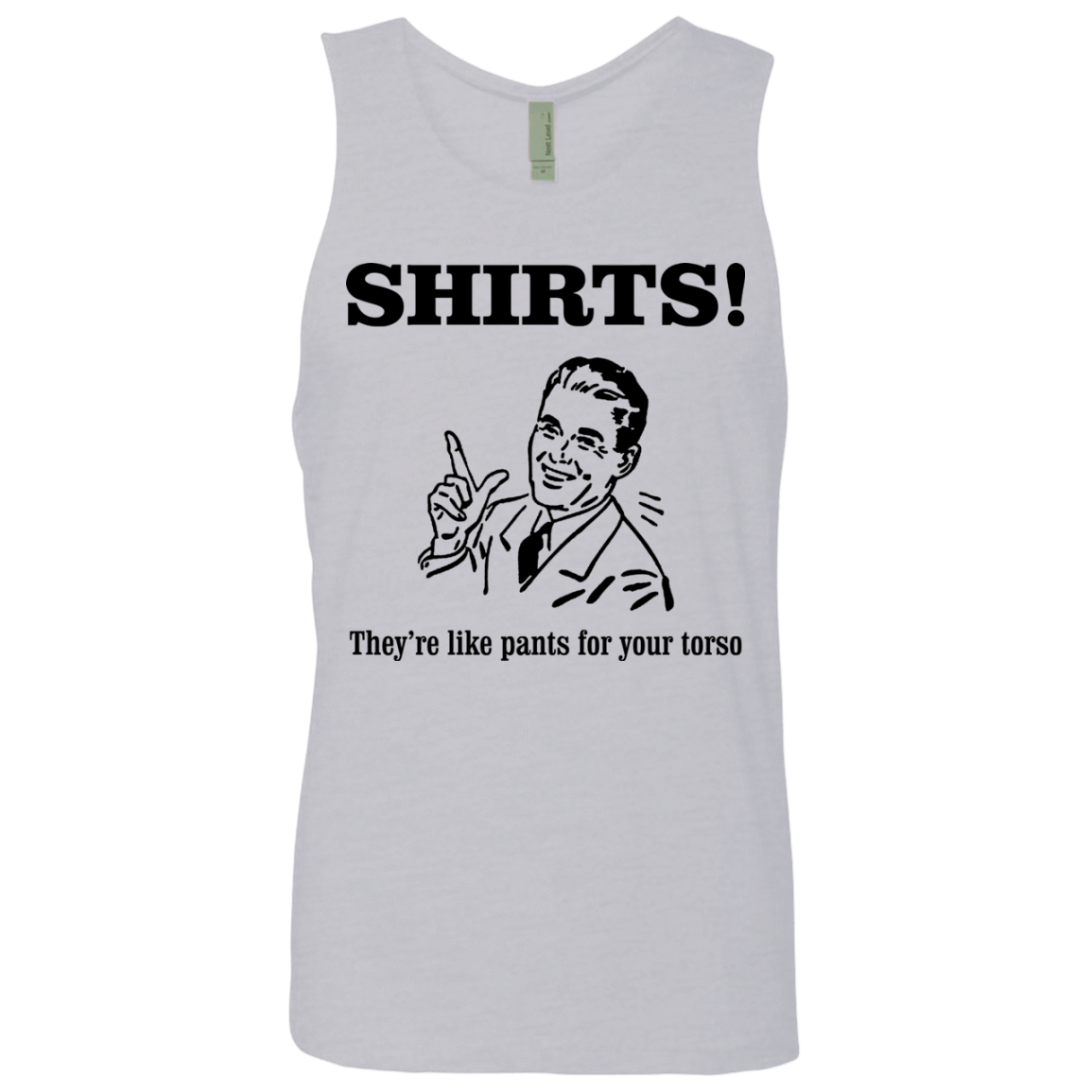 T-Shirts Heather Grey / Small Shirts like pants Men's Premium Tank Top