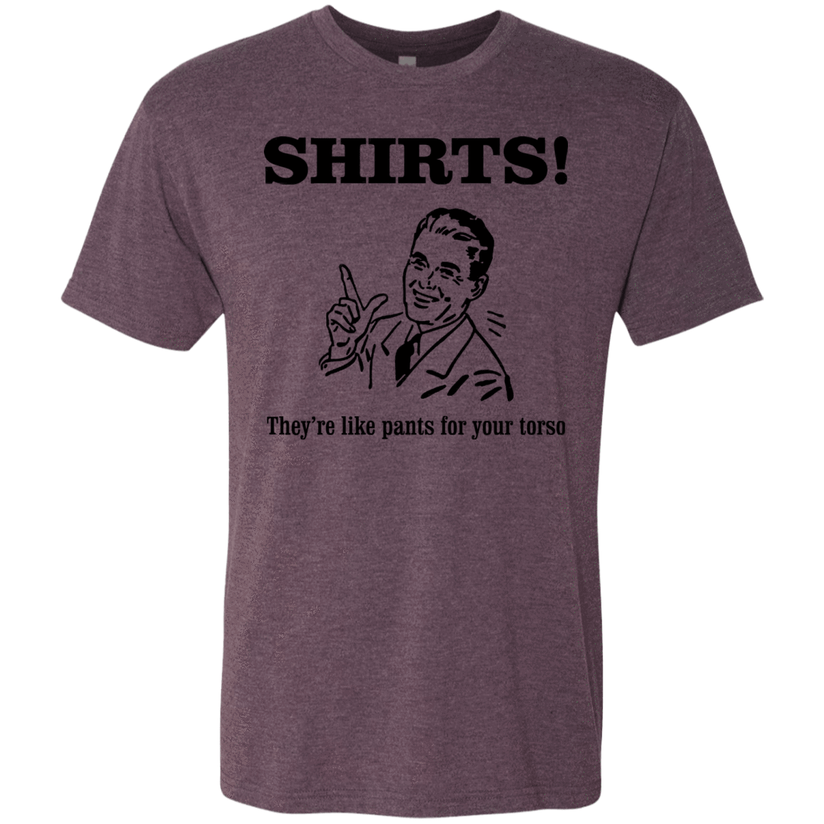 T-Shirts Vintage Purple / Small Shirts like pants Men's Triblend T-Shirt