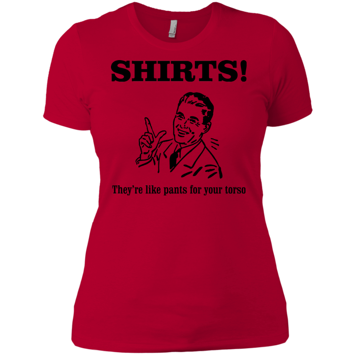 T-Shirts Red / X-Small Shirts like pants Women's Premium T-Shirt