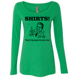 T-Shirts Envy / Small Shirts like pants Women's Triblend Long Sleeve Shirt
