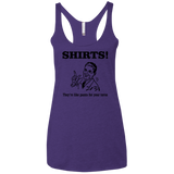 T-Shirts Purple Rush / X-Small Shirts like pants Women's Triblend Racerback Tank