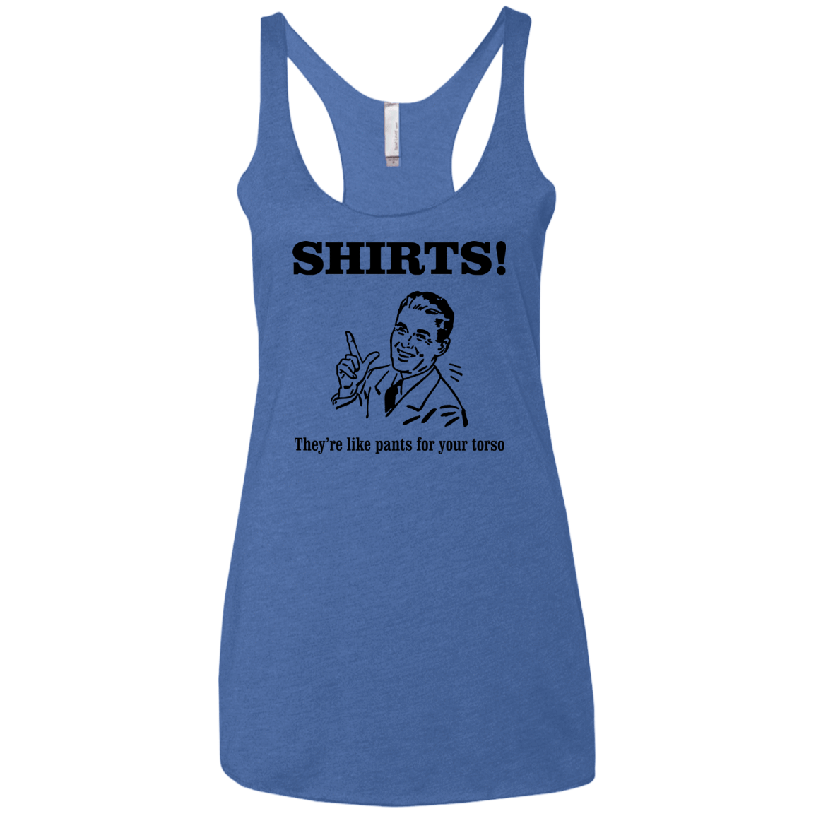 T-Shirts Vintage Royal / X-Small Shirts like pants Women's Triblend Racerback Tank