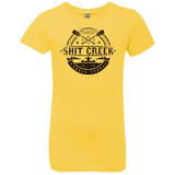 T-Shirts Vibrant Yellow / YXS Shit Creek Girls Premium T-Shirt