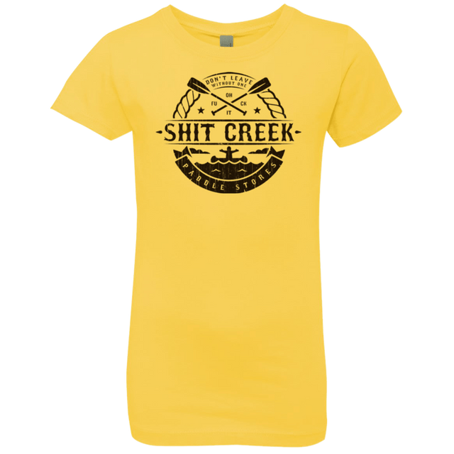 T-Shirts Vibrant Yellow / YXS Shit Creek Girls Premium T-Shirt