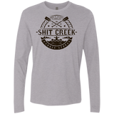T-Shirts Heather Grey / Small Shit Creek Men's Premium Long Sleeve