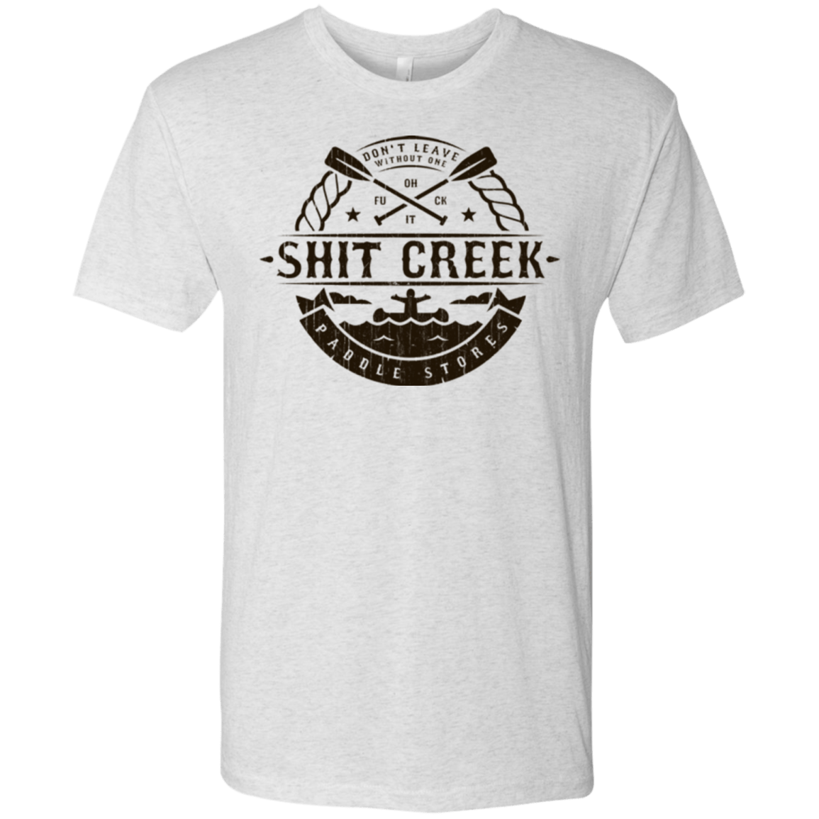 T-Shirts Heather White / Small Shit Creek Men's Triblend T-Shirt